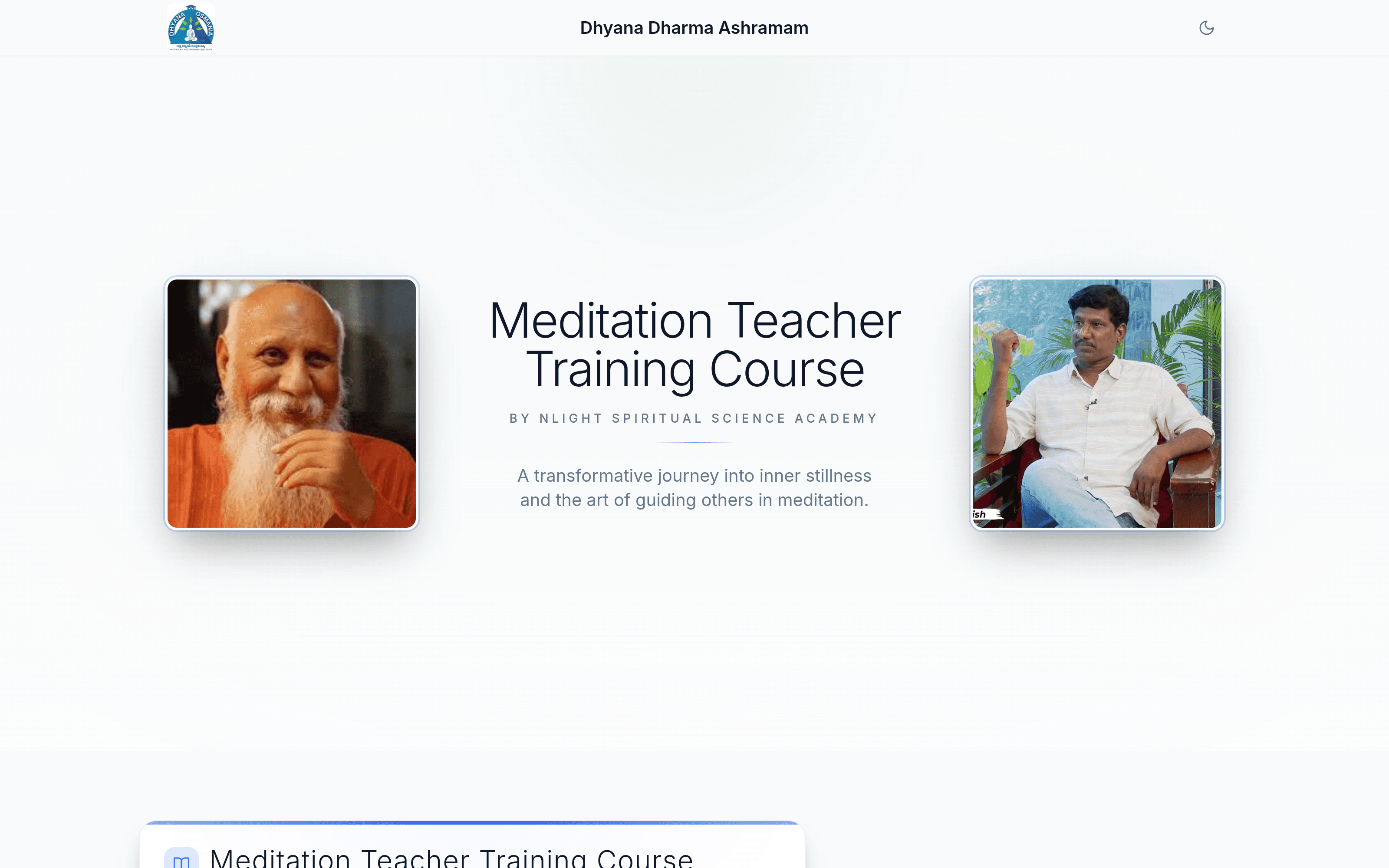 Meditation Teacher Training